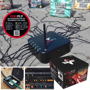 FireFly Funkzündanlage Bluetooth 15 Kanäle mit Zündclips