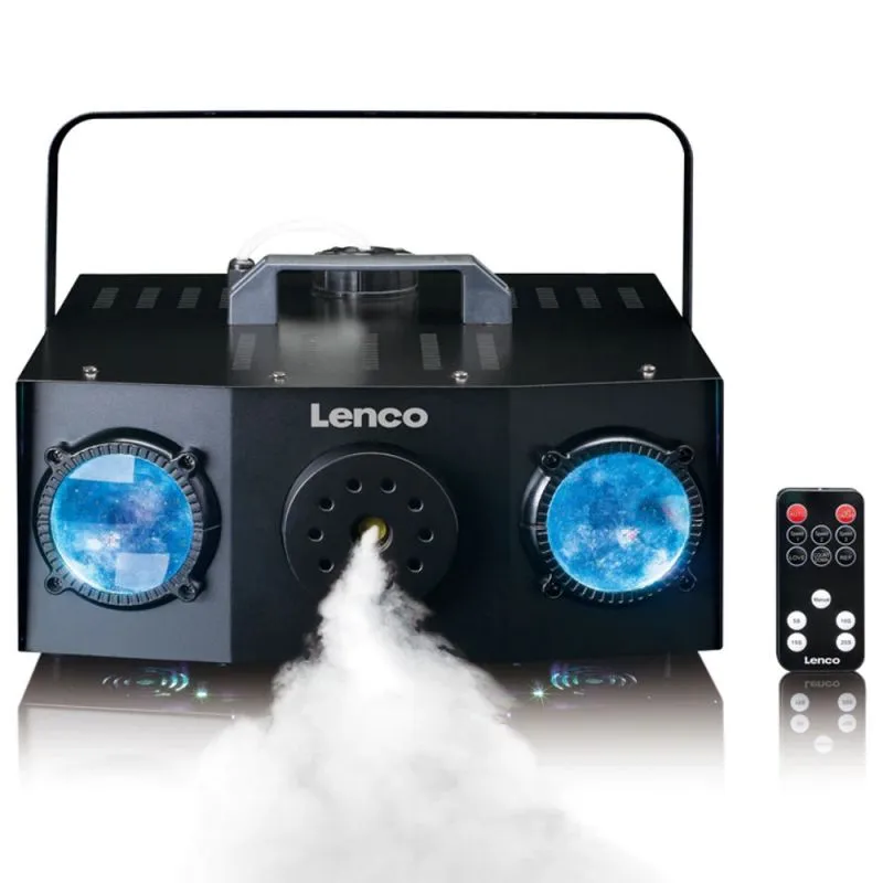 LFM-220 2-in-1 Party Maschine | Dual-Matrix-RGB-Beleuchtung & Nebelmaschine | Lenco
