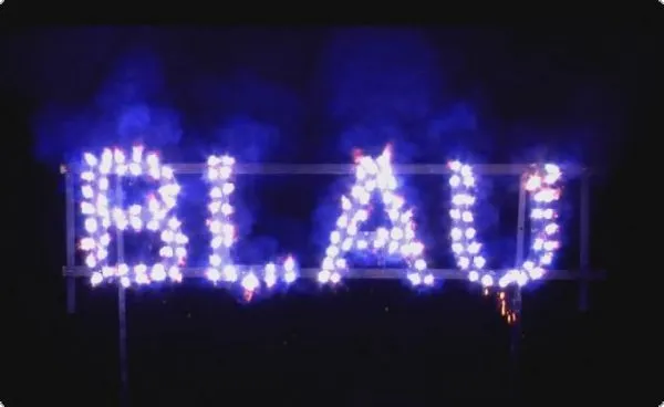 NC Figurenlichter | 25 Stück | Raucharm Blau | Lichterlanzen | Blackboxx