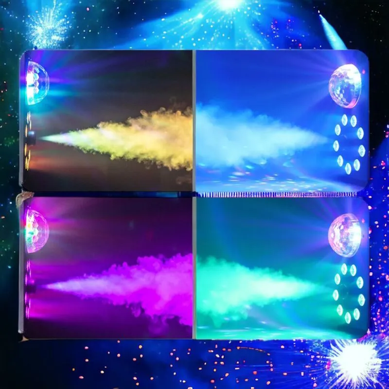 700W Nebelmaschine FOG-700 mit Fernbedienung und RGB-Licht | Tragbar und leistungsstark