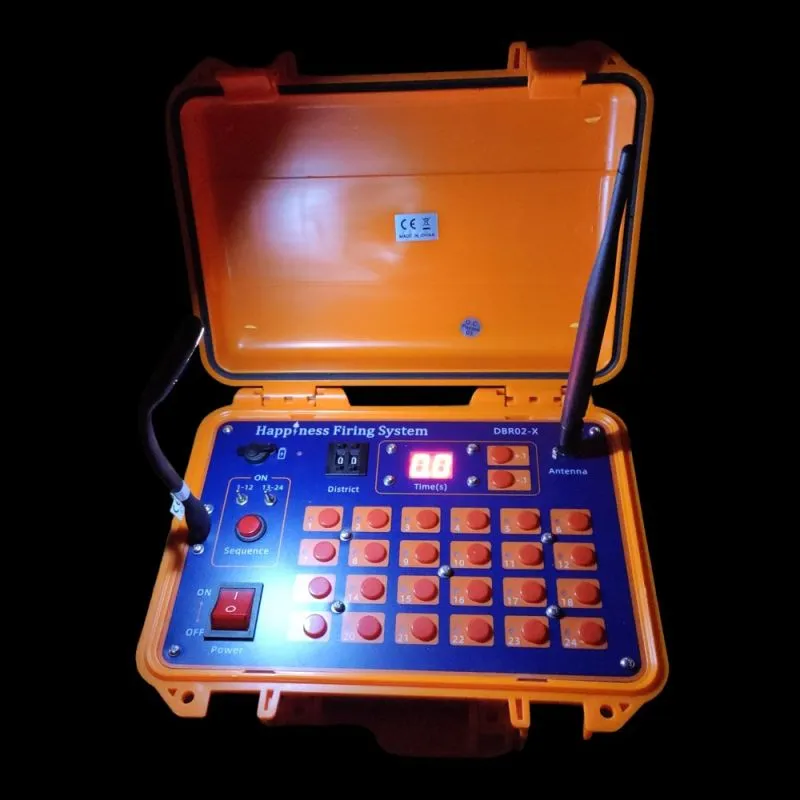 Funkzündanlage 24 Kanäle im Koffer DBR02-X24-24 MIT MEMORY FUNKTION - SOFORT LIEFERBAR