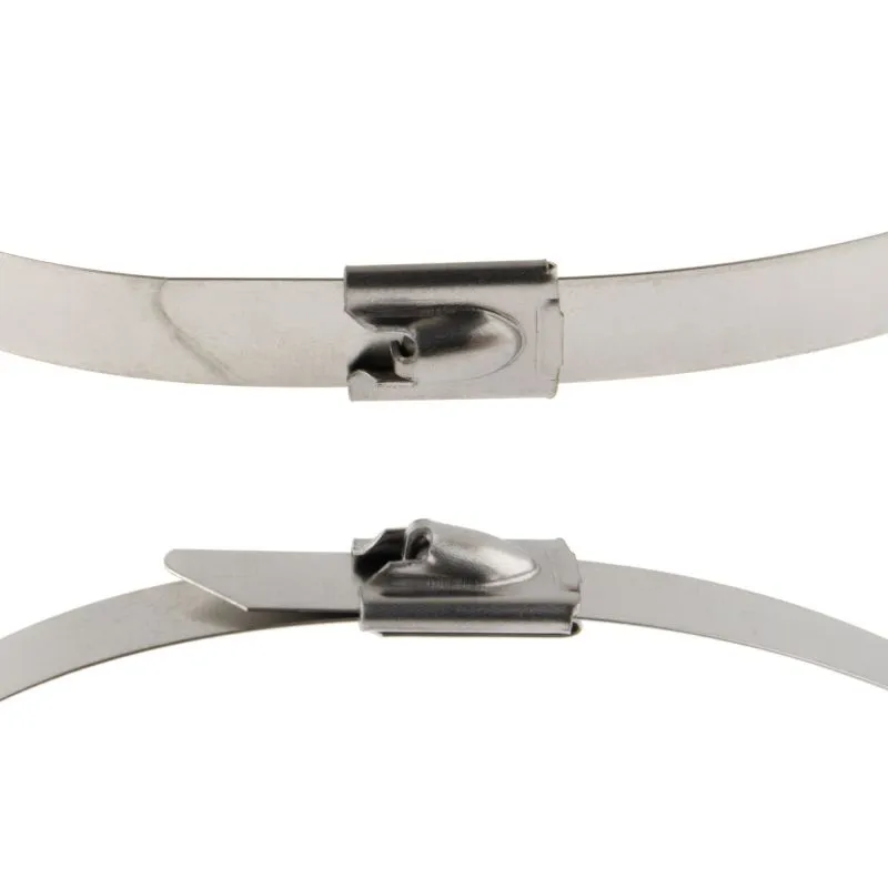 Edelstahl Kabelbinder 200 mm x 7,9 mm 100 Stück