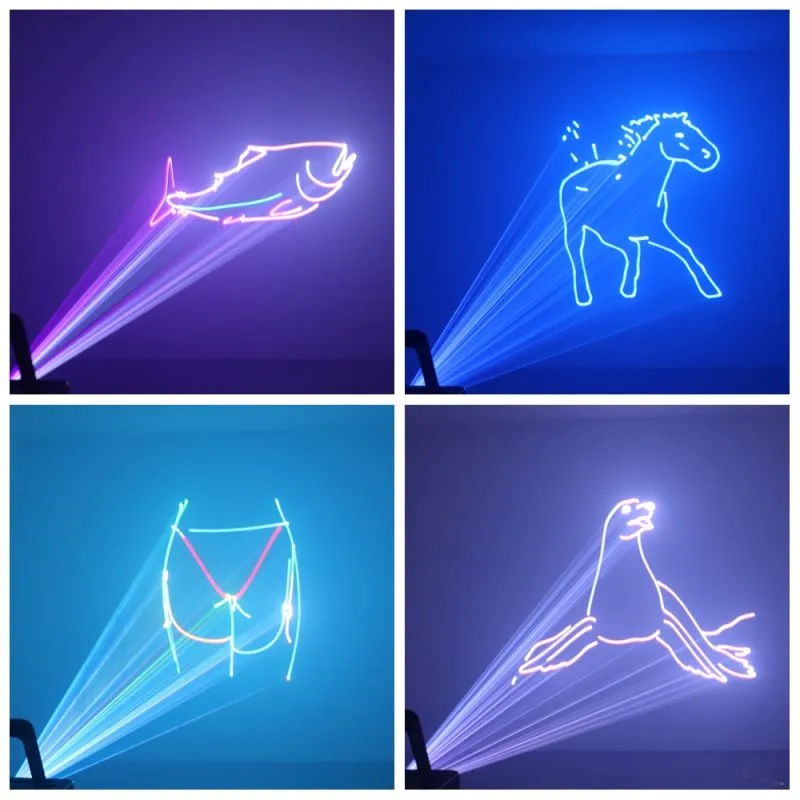 10W RGB DMX ILDA Showlaser 30kpps - Gebraucht / Vorführartikel