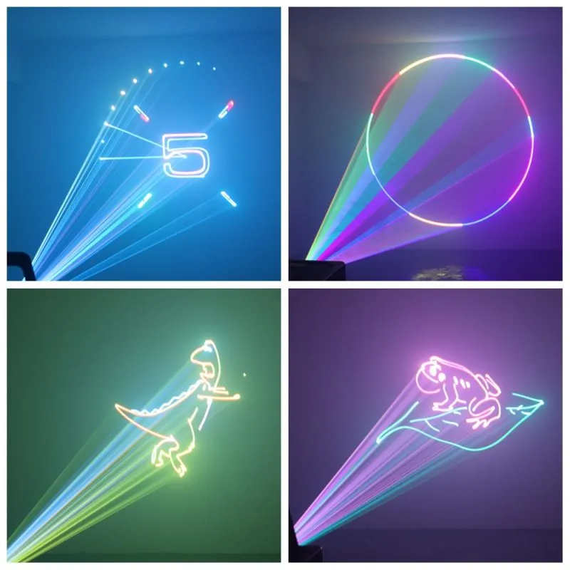 10W RGB DMX ILDA Showlaser 30kpps - Gebraucht / Vorführartikel