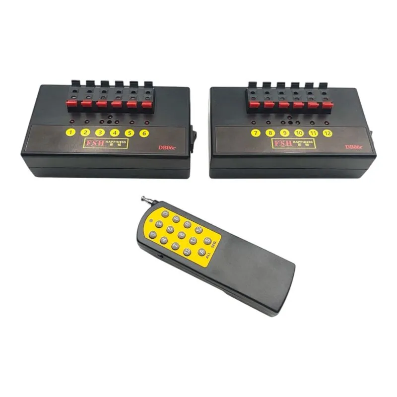 12-Kanal Funkzündanlage – 2 × 6-Kanal im Koffer | Hohe Reichweite