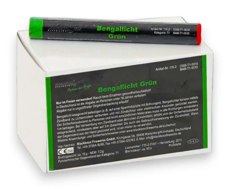 Figurenlichter | 25 Stück | Grün | Lichterlanzen | Blackboxx