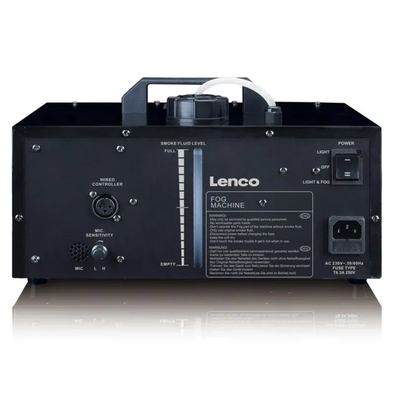 LFM-220 2-in-1 Party Maschine | Dual-Matrix-RGB-Beleuchtung & Nebelmaschine | Lenco