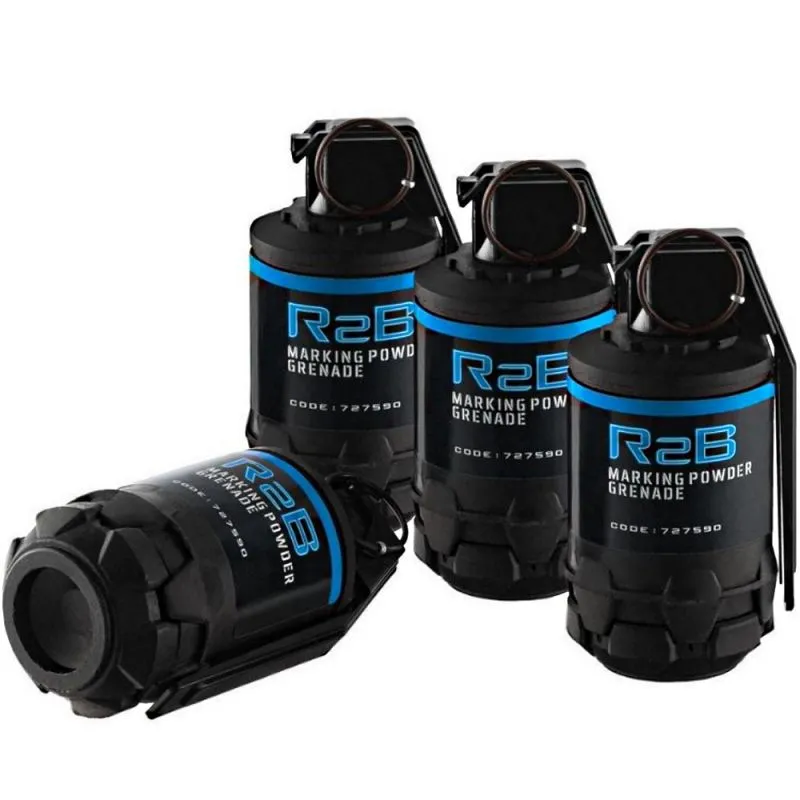 TAGinn R2BM Paintball Pulver Granate mit Kipphebel