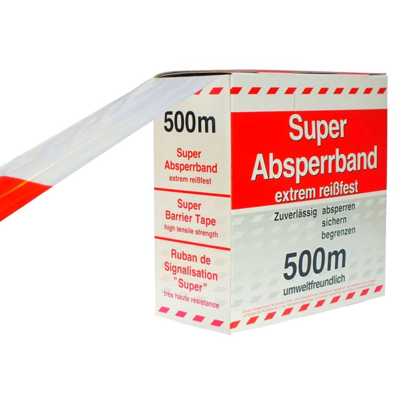 Absperrband Flatterband 500 m x 80 mm