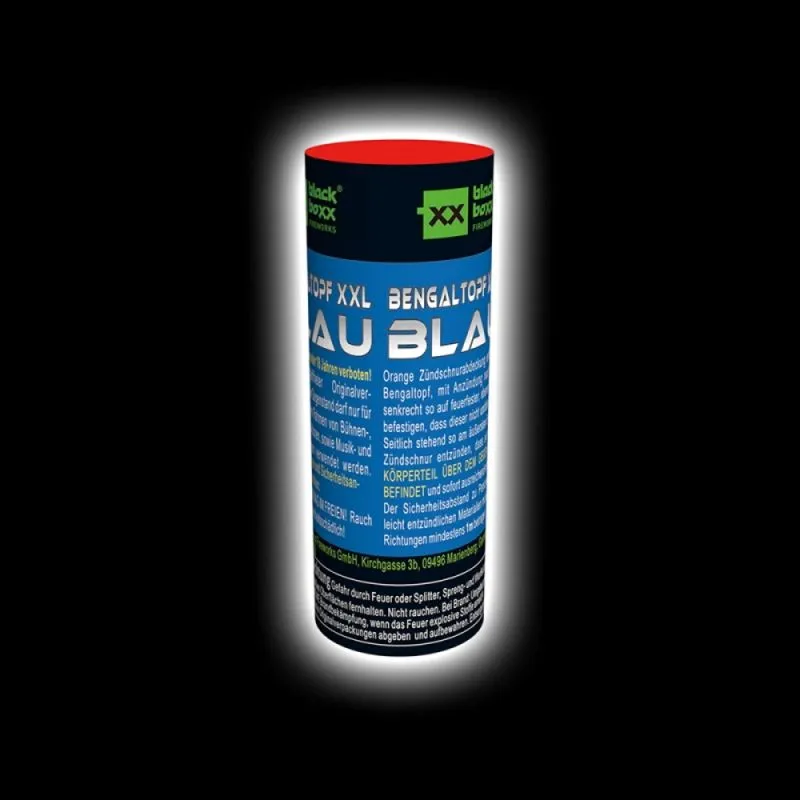 Bengaltopf Blau XXL 60 Sek. Blackboxx