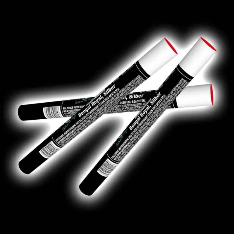 Bengalfackel Bengal Royal Silber 3 min. | Blackboxx