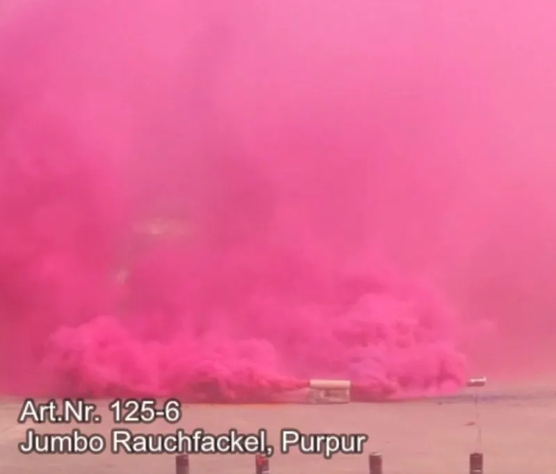 Jumbo Rauchfackel Purpur | 100 Sekunden Brenndauer | Blackboxx