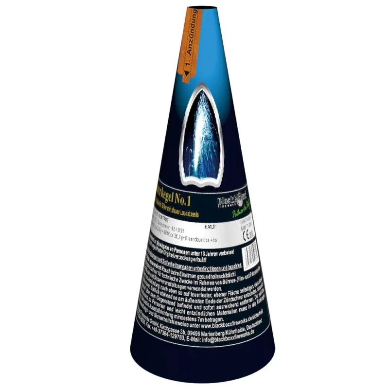 Feuerkegel No.1 Blau 50 Sek. Blackboxx