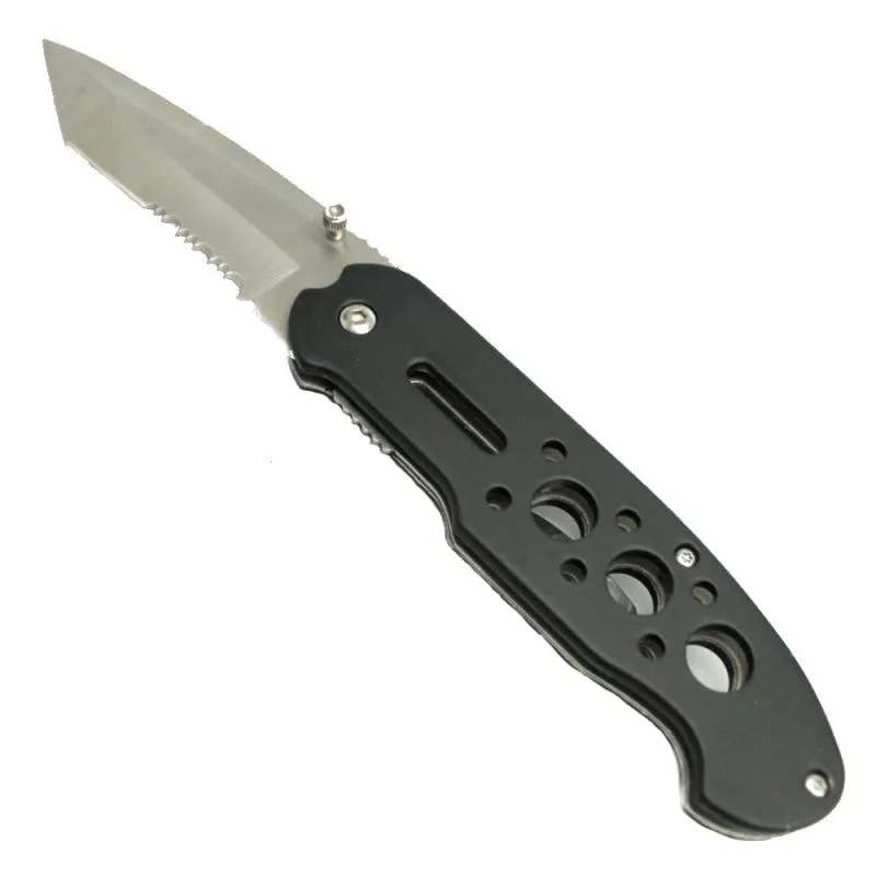 TANTOO Messer Schwarz | 9 cm Klinge | Edelstahl | Gürtelclip | MIL-TEC
