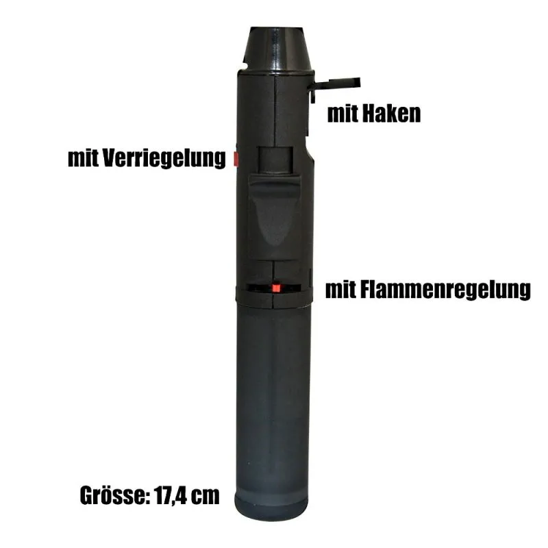 Sturmfeuerzeug Gasbrenner M3 Turbo Metallic BLAU