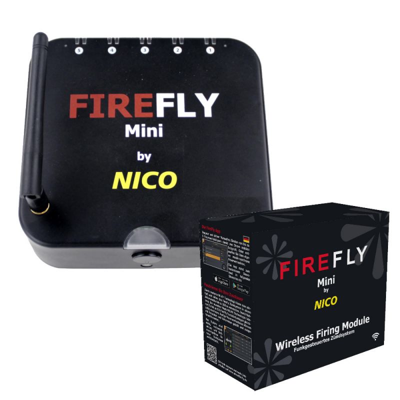 NICO FireFly mini Funkzündanlage 5 Kanal Wlan Bluetooth