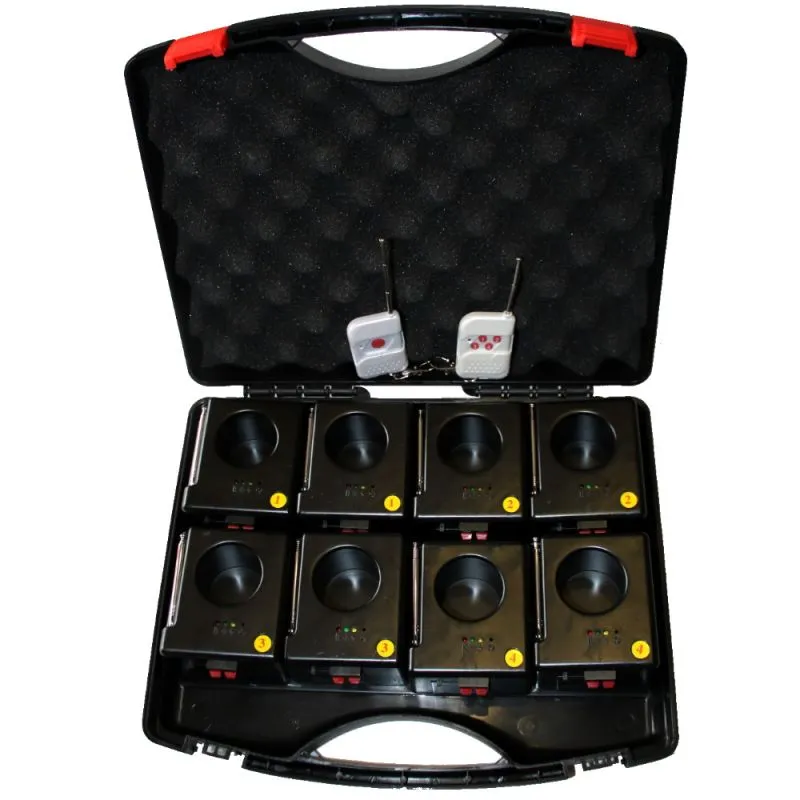 Fontänen Funkzündanlage DZB01r-8 | 8 Empfänger für sichere Zündung auf der Bühne