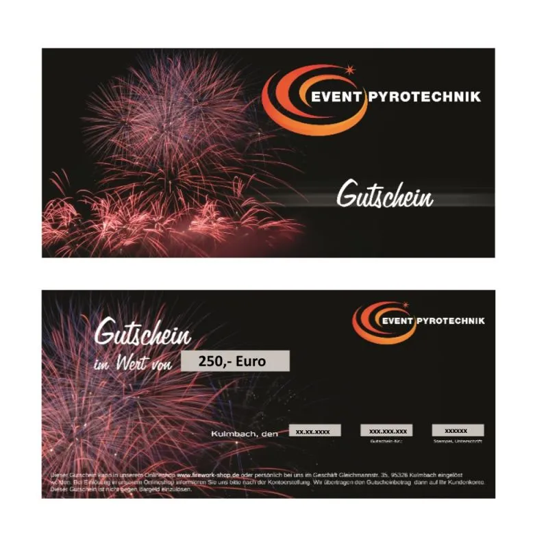 Gutschein 250, Euro