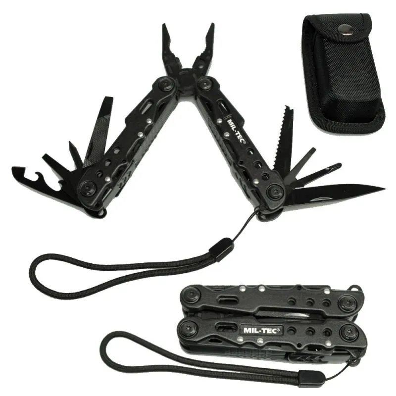 Multi Tool Black Cobra | 9 Werkzeuge | Aluminiumgriff | MIL-TEC