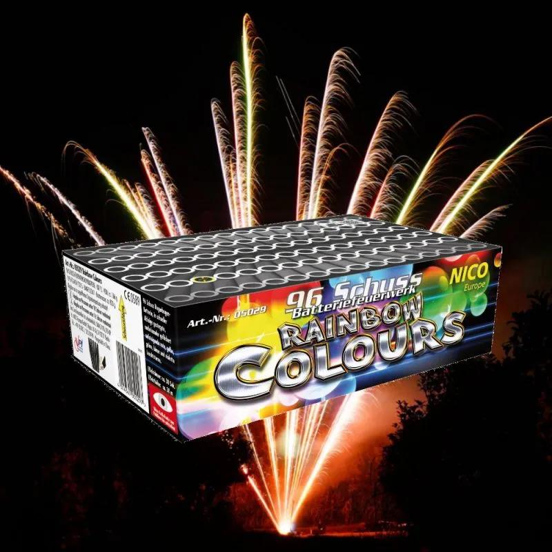 Rainbow Colours 96 Schuss 30 Sek. NICO