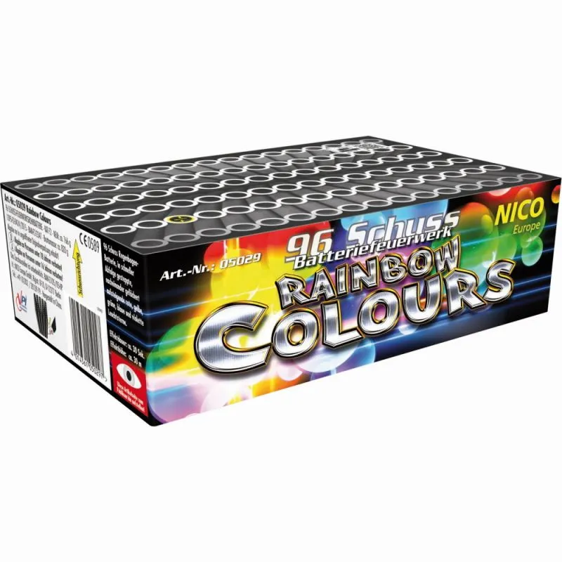 Rainbow Colours 96 Schuss 30 Sek. NICO