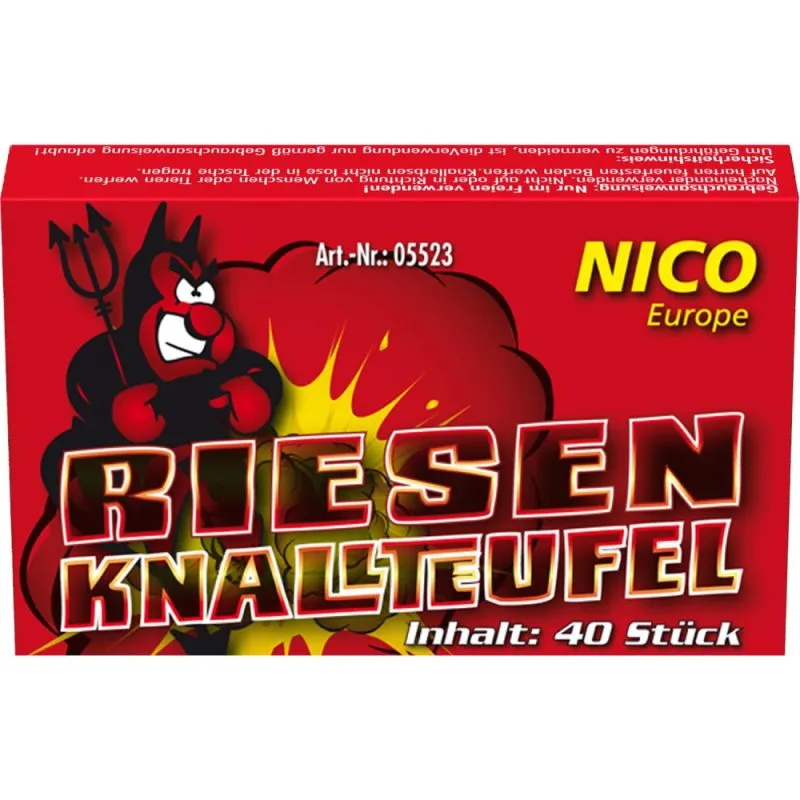 Riesen Knallteufel 40er Schachtel NICO