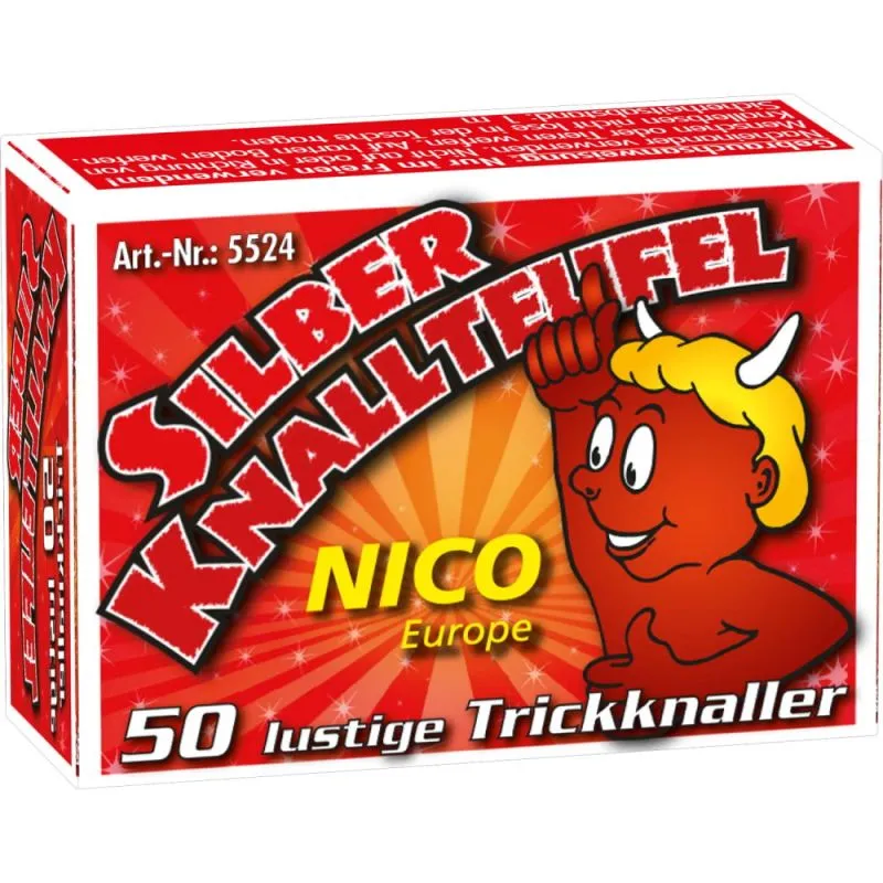 Silber Knallteufel 50er Schachtel NICO