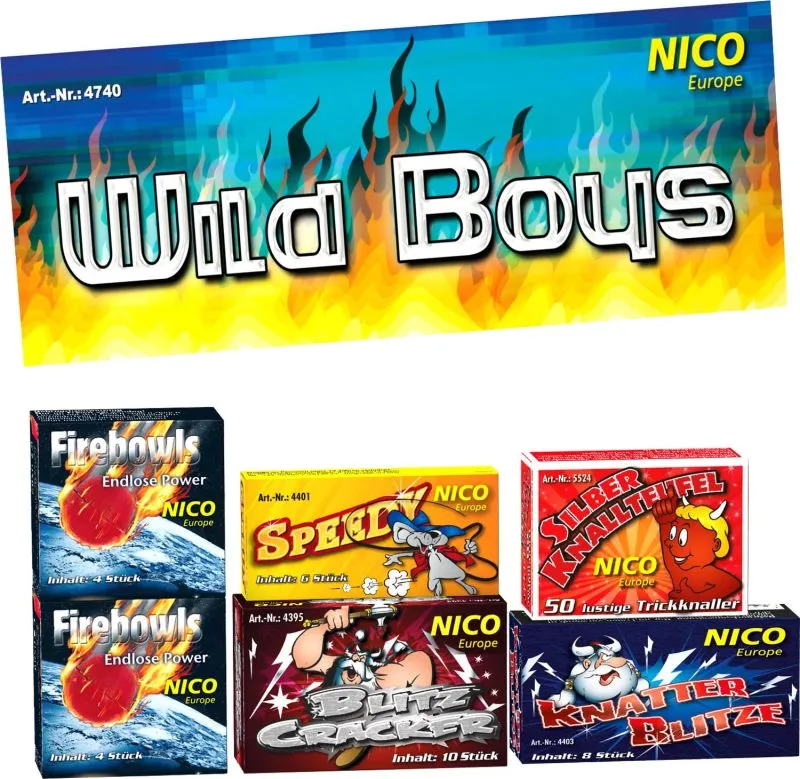 Wild Boys Sortiment 82 Teile NICO