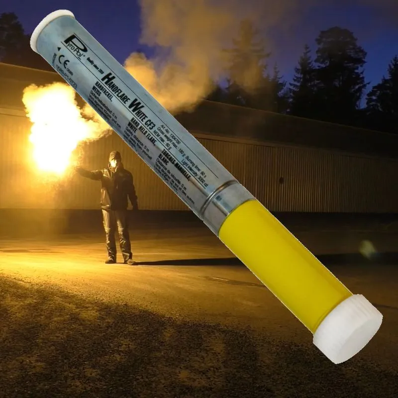 Bengal Handlichtfackel mit Reißzünder Weiß 60 Sek. | PyroPol