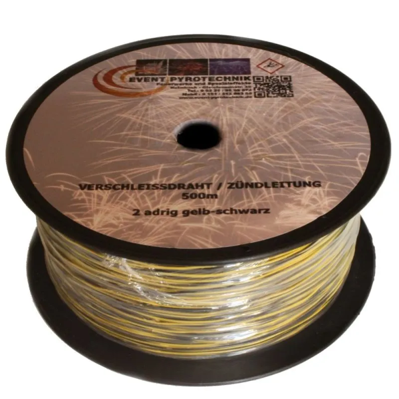 Verschleissdraht Pyrokabel 2 adrig 0,45 mm x 500 m