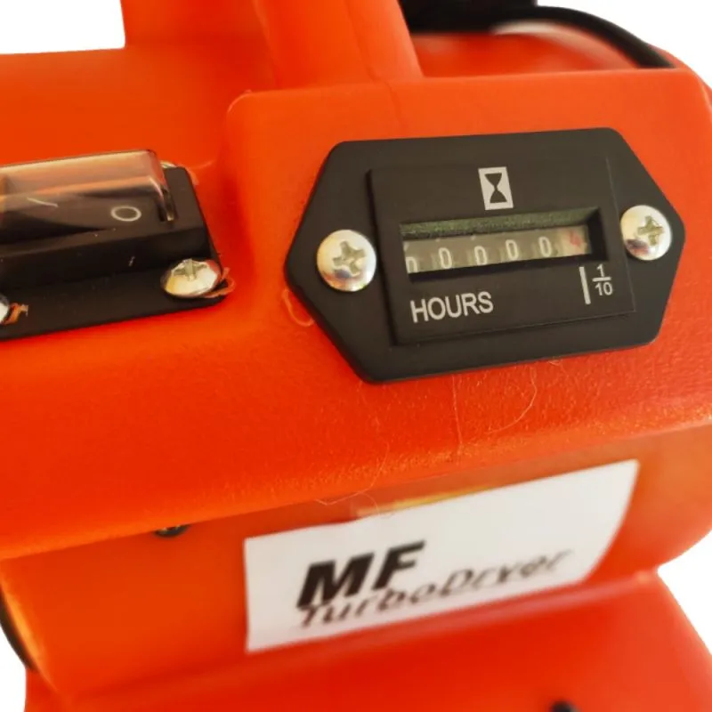 Radial-Baugebläse Windmaschine mit 2 Gebläsestufen | 360 m³/h Luftumwälzung | Betriebsstundenzähler