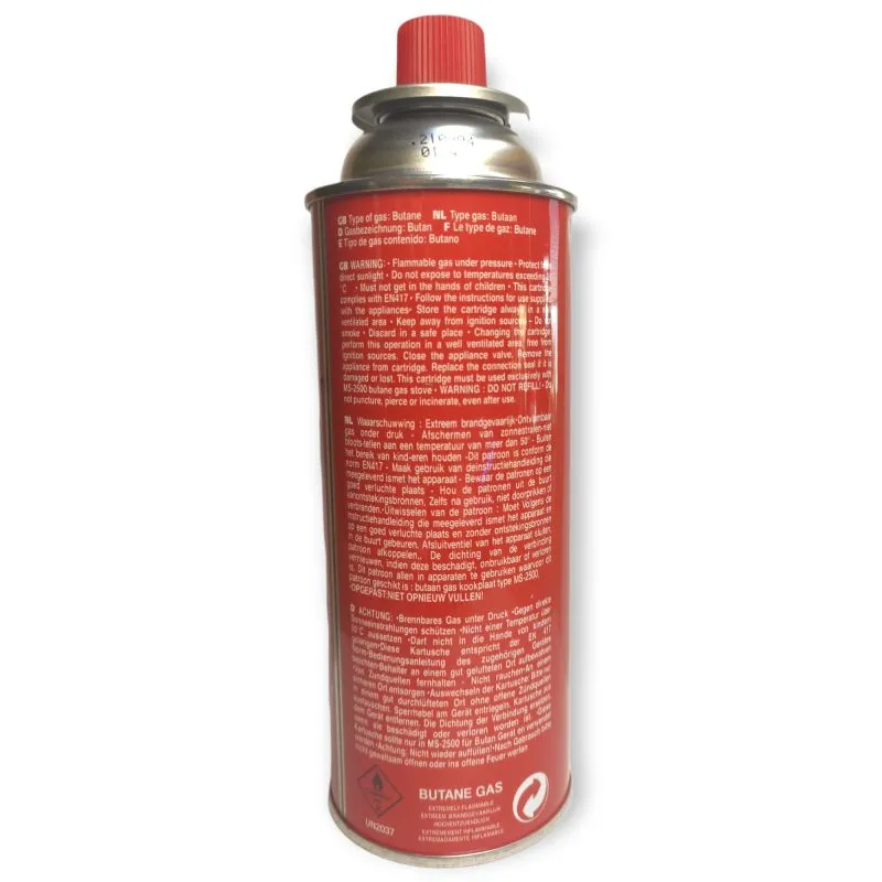 APEX Butan Campinggas Gaskartusche | 227 g | MSF-1a Standard | Sicherheitsventil