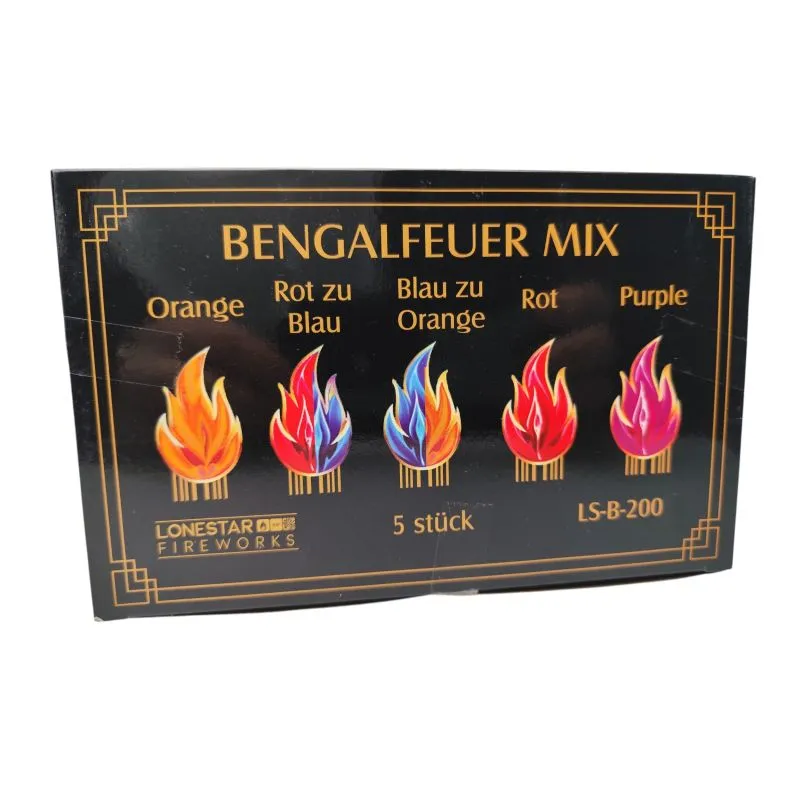 Bengalfeuer Mix LS-B-200 – 5 Farben | Lonestar