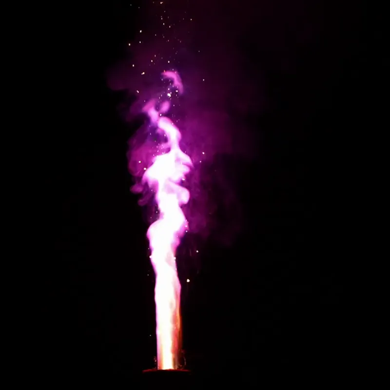 Bengalfeuer Pink | Leuchtkraft & Rauch | Ganzjährig verwendbar | NICO