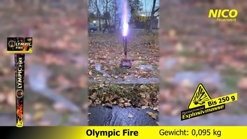 Olympic Fire Bengalfackel – Farbwechsel Blau