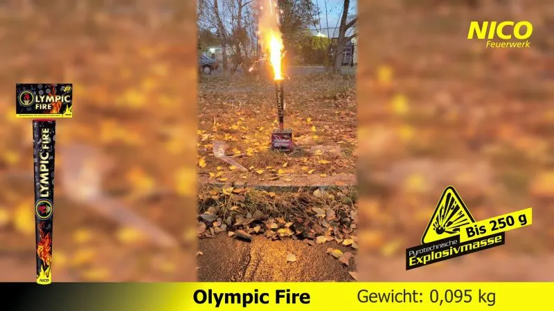 Olympic Fire Bengalfackel – Farbwechsel Gelb