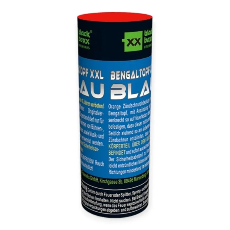 Bengaltopf Blau XXL 60 Sek. Blackboxx