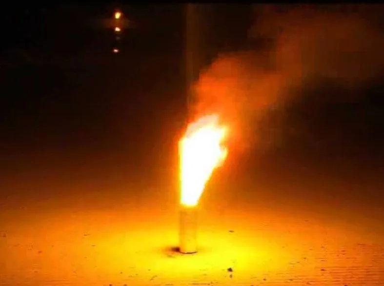 Bengaltopf Gelb XXL | 60 Sekunden Brenndauer | Raucharm | Blackboxx