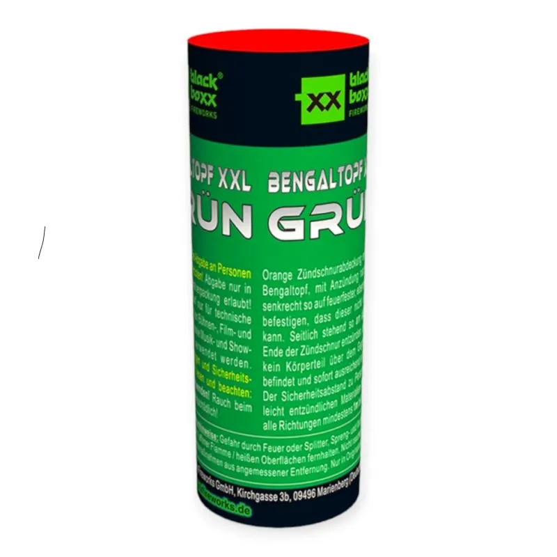 Bengaltopf Grün XXL 60 Sek. Blackboxx