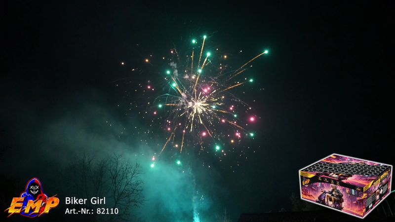 Biker Girl Verbund – 4 Batterien / 122 Schuss | Blackboxx