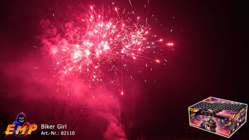 Biker Girl Verbund – 4 Batterien / 122 Schuss | Blackboxx