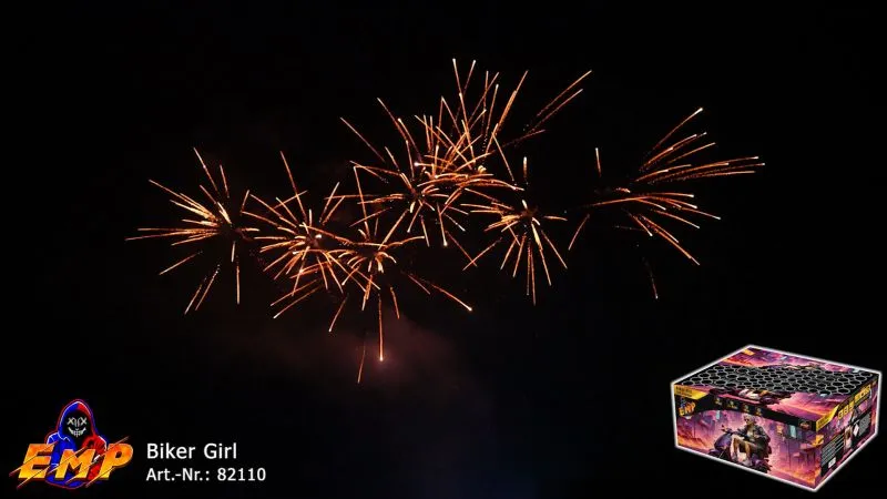 Biker Girl Verbund – 4 Batterien / 122 Schuss | Blackboxx