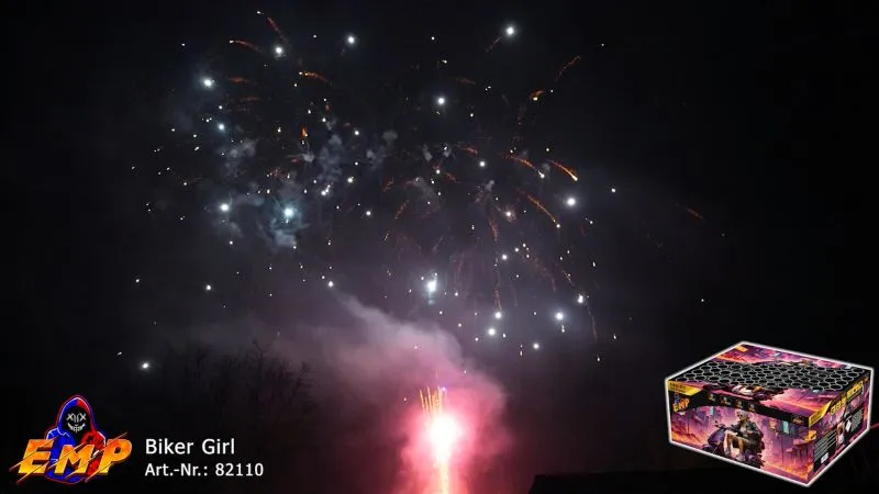 Biker Girl Verbund – 4 Batterien / 122 Schuss | Blackboxx