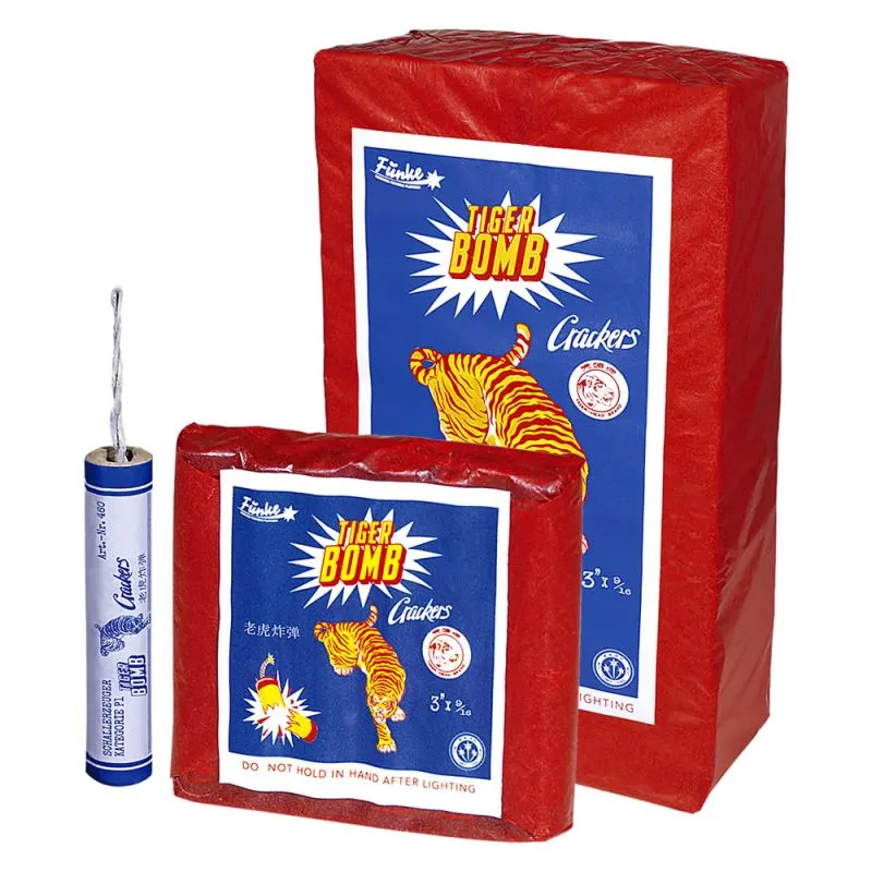 China-Böller A Tiger Bomb 460 | Sonderedition Schallerzeuger | 6 Stk. | Funke