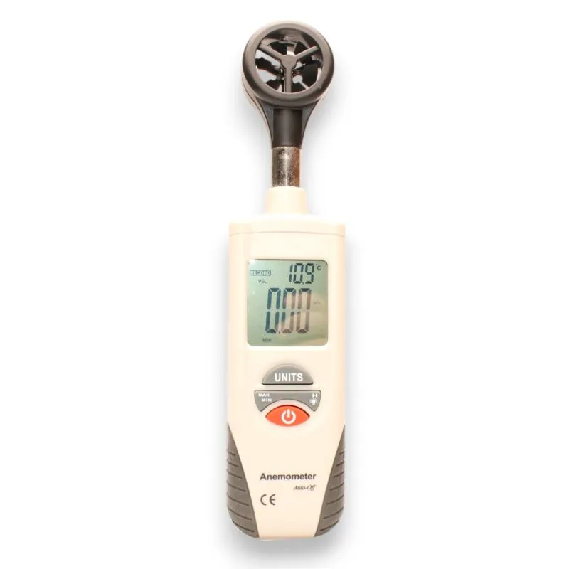 Digitales Anemometer – Windgeschwindigkeit Temperatur für Feuerwerk und Outdoor