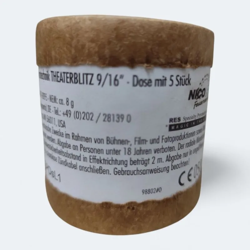 Einschuss-Simulator Typ C Theater Funkenblitze 5er-Dose | RES | NICO