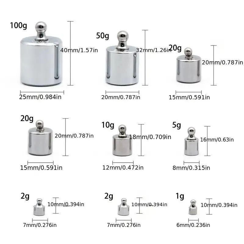Elektronische Feinwaage 500 g / 0,1 g mit Kalibriergewichten