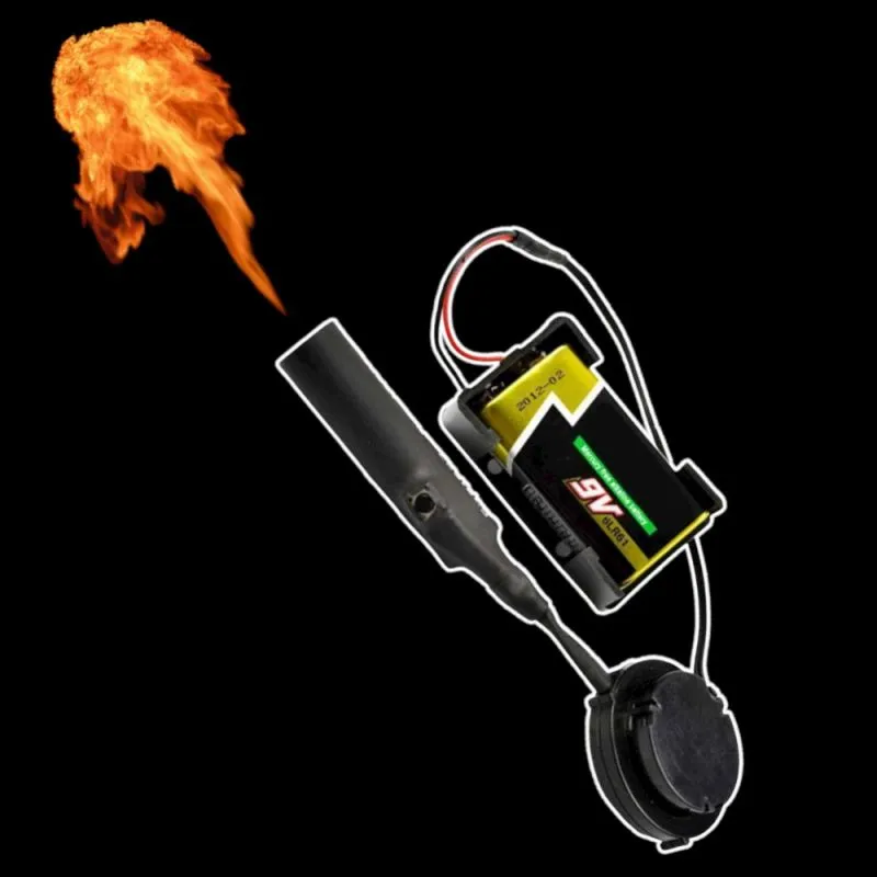 Electronic Pyro Fire Ball Shooter | Feuerball-Zaubertrick & Spezialeffekt
