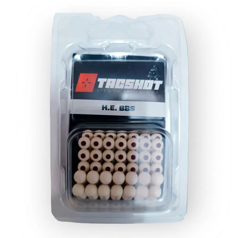 Explosive Airsoft BBs mit Blitz-Knall-Effekt | Ammunition H.E. SHOT FX | 6 mm | TACSHOT