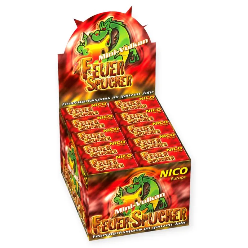 Feuerspucker Mini Vulkane 4 Stück 10 Sek. NICO